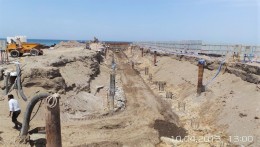 Piling, Shoring & Dewatering Works For The Construction Of East Side Sea Wall At Bait AL Barkah